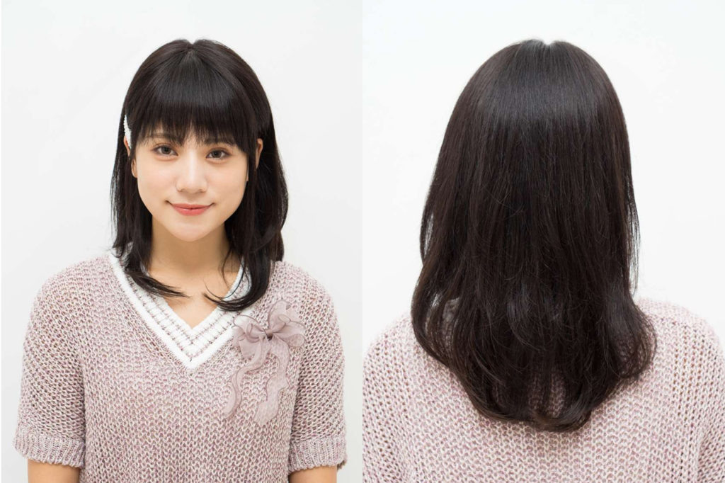 医療用ウィッグ女性　ナチュラルブラック