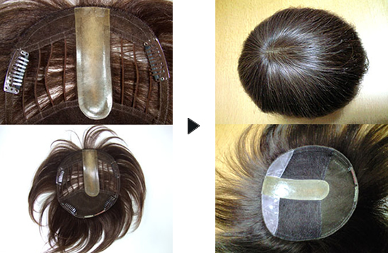 かつらの修理例