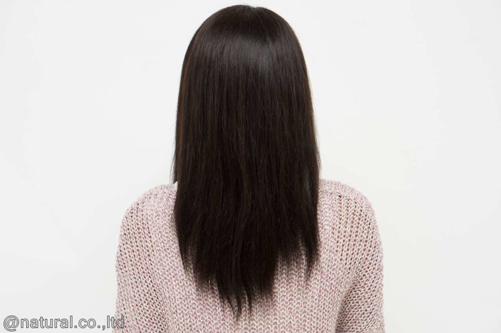 自毛で作るウィッグ